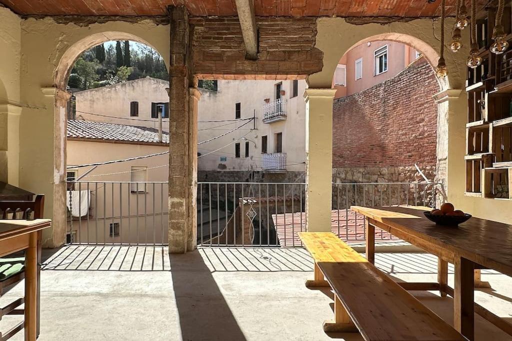 Habitacion Montgros En Casa Cami De Les Aiguees Monistrol De Montserrat エクステリア 写真